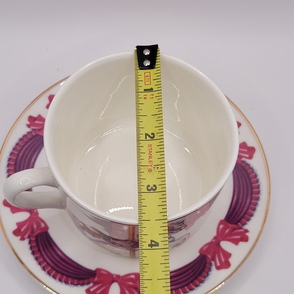 Vintage Teleflora Gift Carousel Horse Cup & Saucer Set with Original Display - Picture 8 of 8